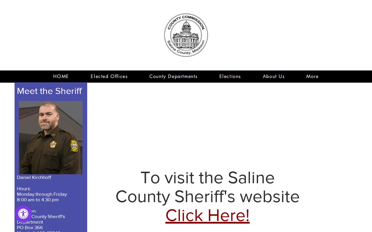 Saline County criminal docket sheriff office context