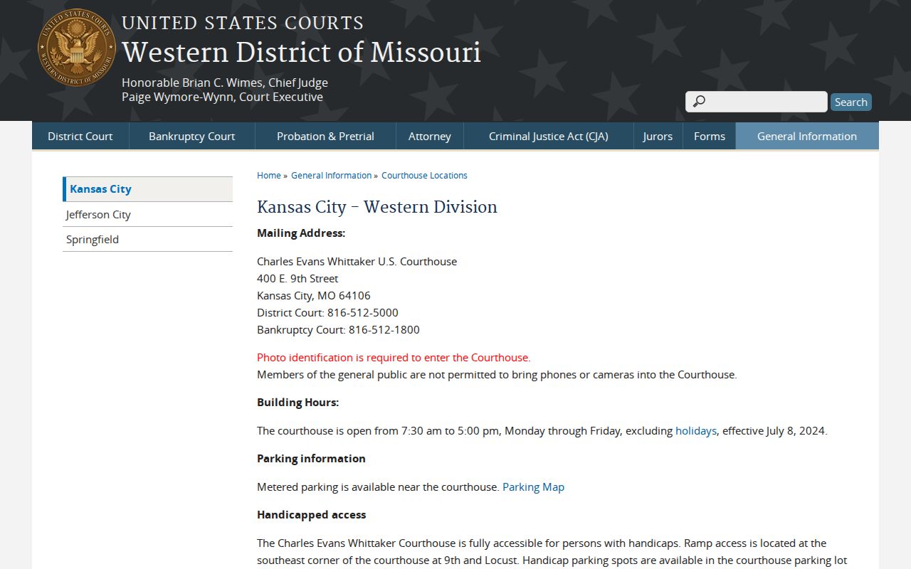 Gilliam Saline County court docket federal division source